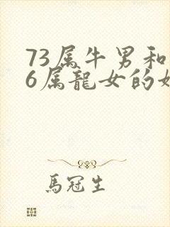 73属牛男和76属龙女的姻缘