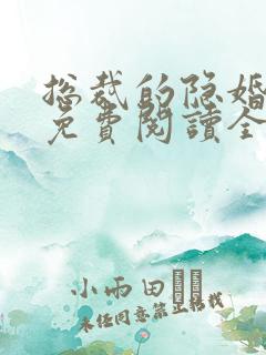 总裁的隐婚罪妻免费阅读全文