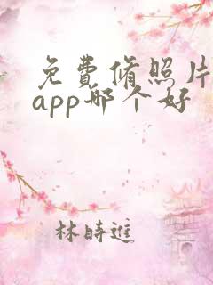 免费修照片软件app哪个好