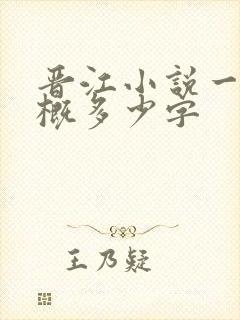 晋江小说一章大概多少字