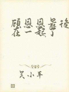 顾恩恩最后和谁在一起了