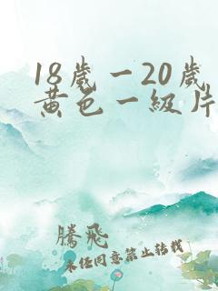 18岁一20岁黄色一级片