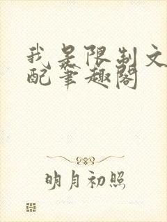 我是限制文的女配笔趣阁