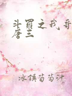 斗罗之我哥哥是唐三