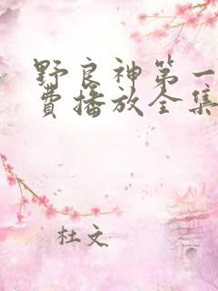 野良神第一季免费播放全集