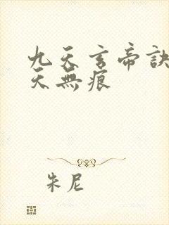 九天玄帝诀 傲天无痕