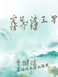 定风波王星越剧情介绍