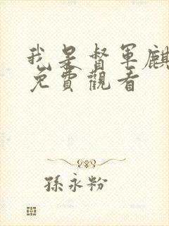 我是督军麒麟子免费观看