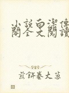 小说白洁传笔趣阁全文阅读