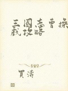 三国志曹操传游戏攻略