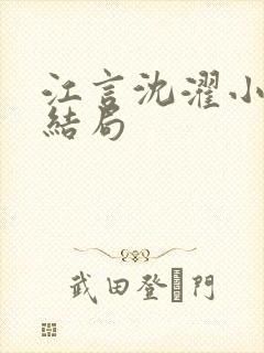 江言沈濯小说大结局