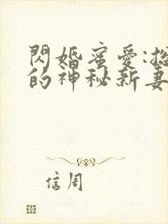 闪婚蜜爱:总裁的神秘新妻