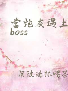 当炮灰遇上反派boss