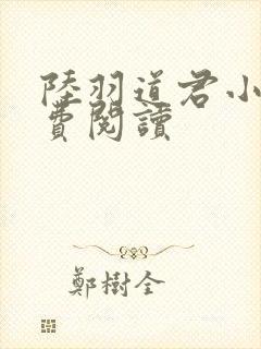 陆羽道君小说免费阅读