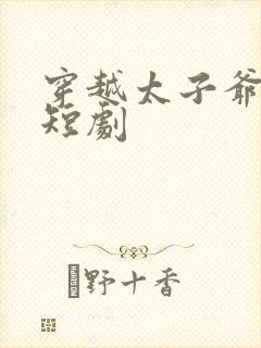 穿越太子爷网络短剧