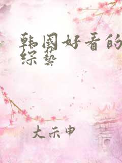 韩国好看的恋爱综艺