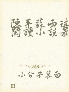 陈平苏雨琪免费阅读小说最新章节更新时间