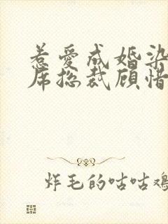 惹爱成婚染指首席总裁顾惜全文阅读