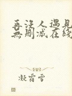 再没人遇见全文无删减在线阅读