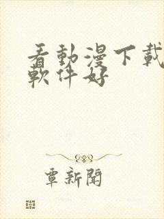 看动漫下载什么软件好