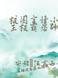 校园言情小说男主校霸痞帅