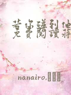 若你碰到他全文免费阅读蒋豪