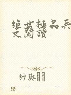 绝世极品兵王全文阅读