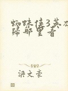 蜘蛛侠3英雄无归哪里看