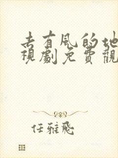 去有风的地方电视剧免费观看