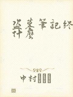 盗墓笔记终极是什么