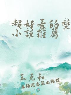 超好看的双男主小说推荐