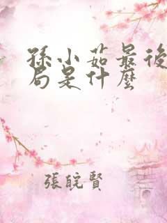 孙小茹最后的结局是什么