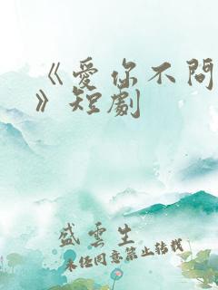 《爱你不问归期》短剧