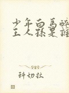 少年白马醉春风王人孙是谁