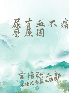 尿有血不痛是什么原因