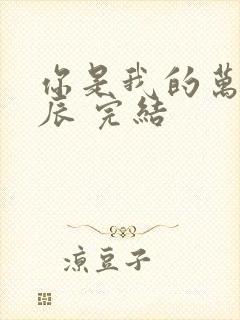 你是我的万千星辰 完结