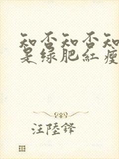 知否知否知否应是绿肥红瘦原著