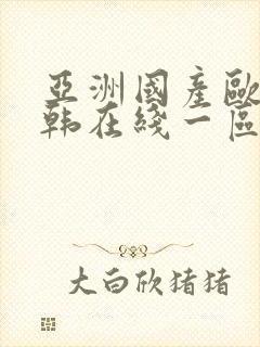 亚洲国产欧美日韩在线一区