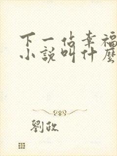 下一站幸福原著小说叫什么