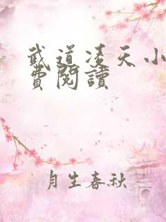 武道凌天小说免费阅读