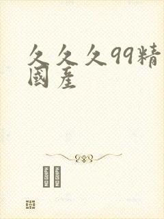 久久久99精品国产