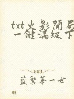 txt火影开局一键满级下载