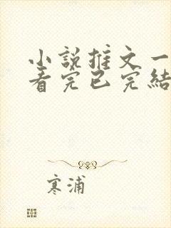 小说推文一口气看完已完结