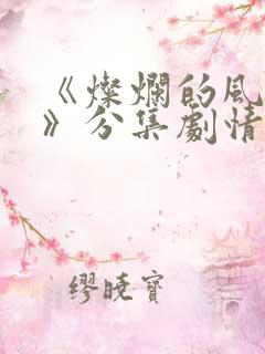 《灿烂的风和海》分集剧情