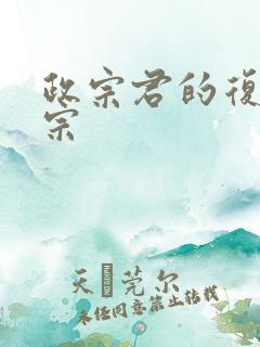 政宗君的复仇亚宗