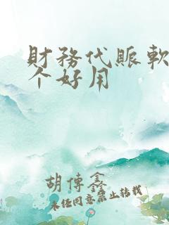 财务代账软件哪个好用