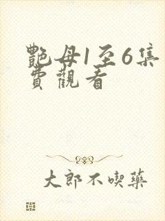 艳母1至6集免费观看