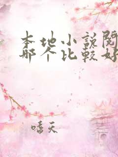 本地小说阅读器哪个比较好