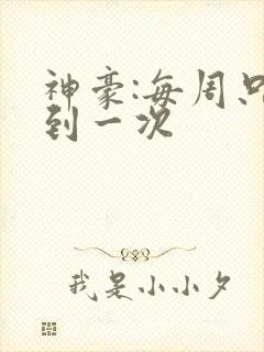 神豪:每周只签到一次