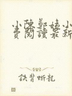 小陈郑姨小说免费阅读最新章节